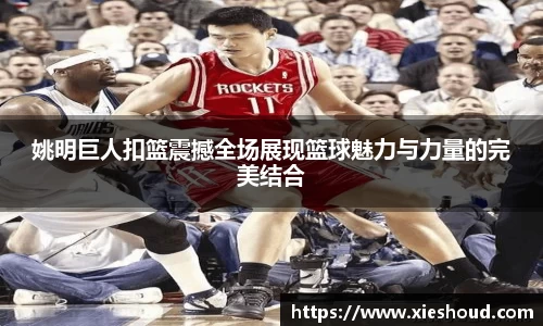 姚明巨人扣篮震撼全场展现篮球魅力与力量的完美结合